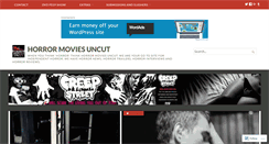 Desktop Screenshot of horrormoviesuncut.com